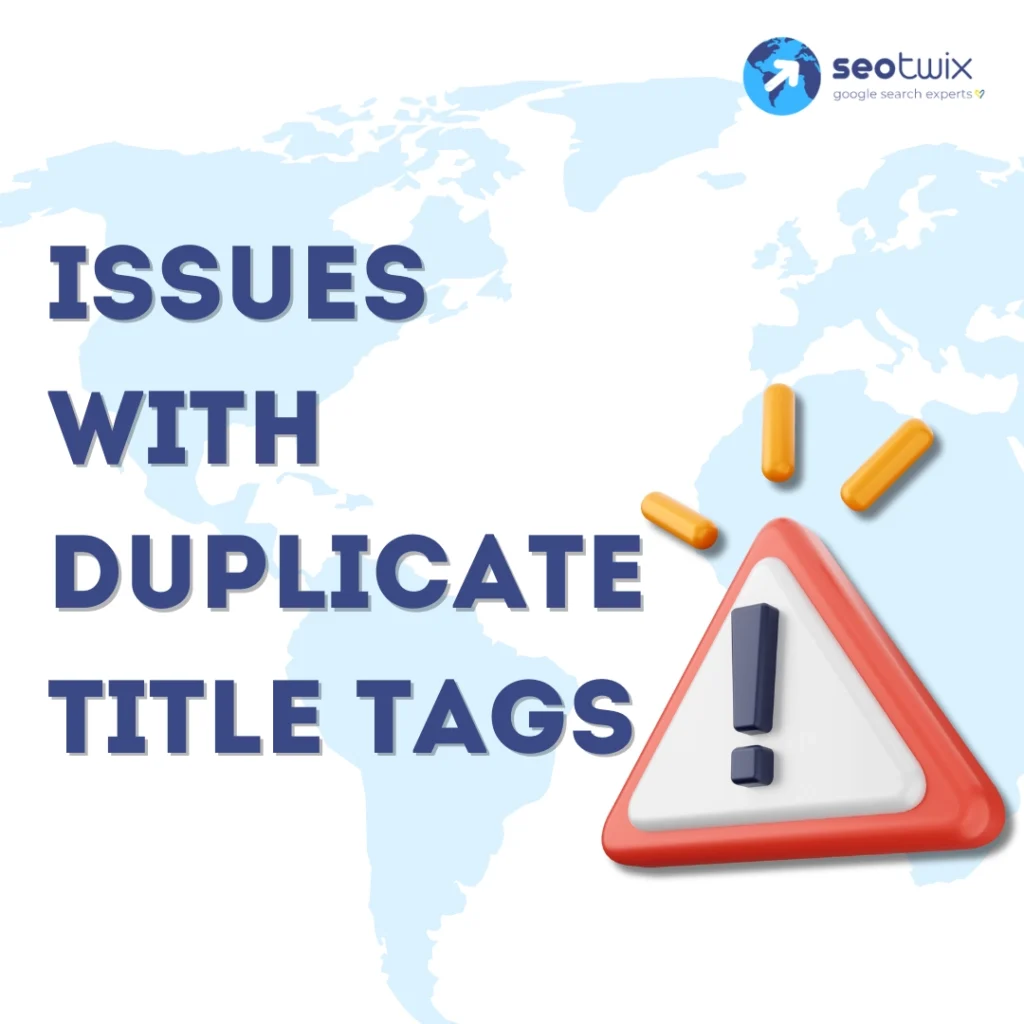 How to fix "Issues with Duplicate Title Tags"?