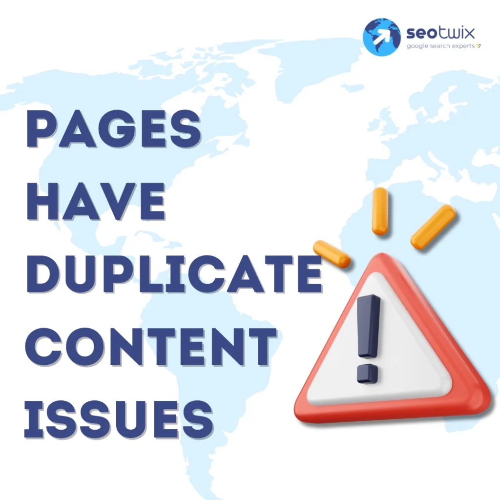 How to fix "Pages Have Duplicate Content Issues"