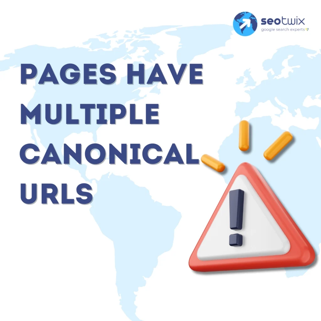 pages have multiple canonical URLs