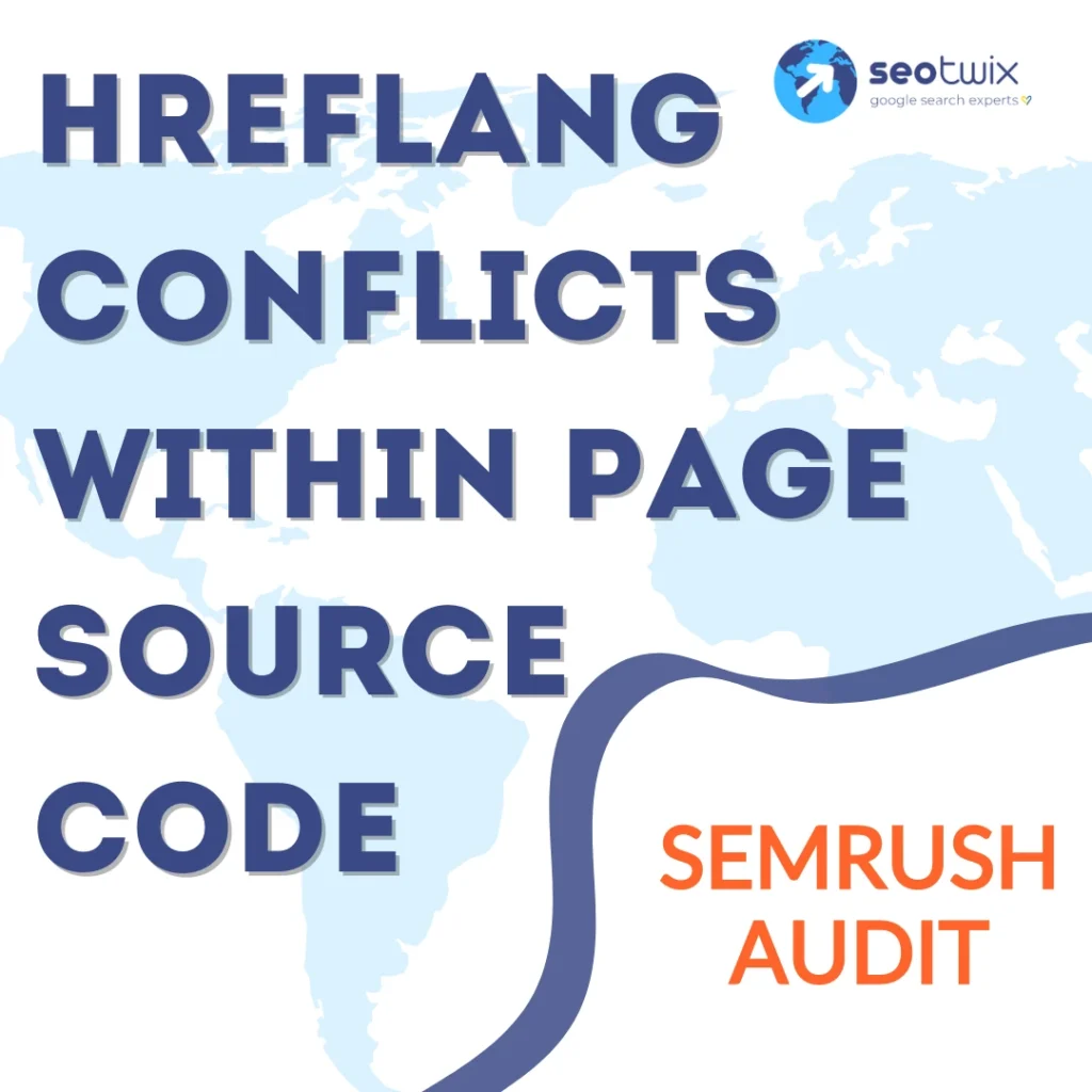 Hreflang conflicts within page source code