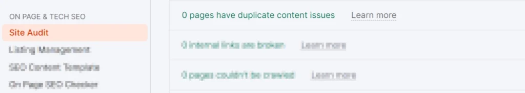 Identify Duplicate Content
